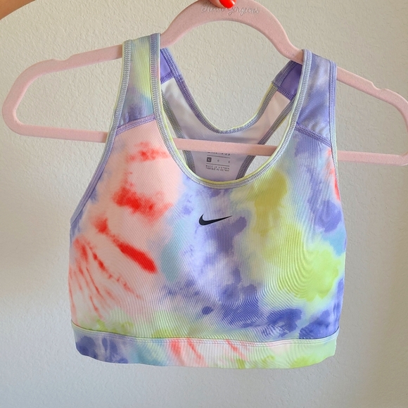 tie dye sports bra nike